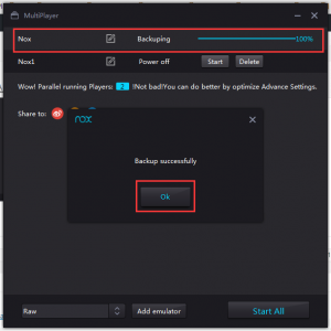 how to create shortcut for nox multi instance manager