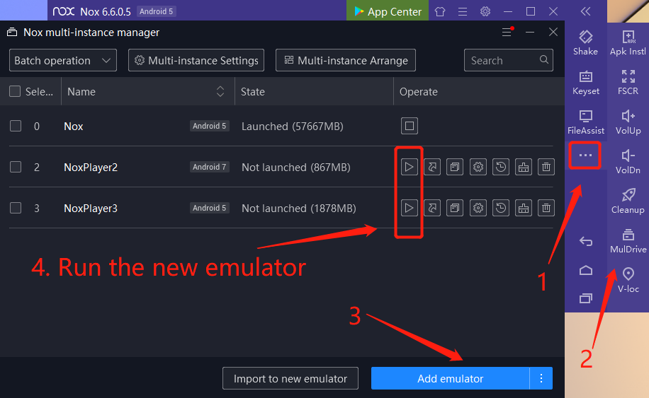 multi instance manager nox